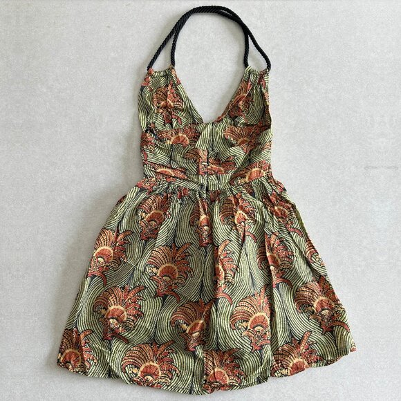 Kate Moss for Topshop Halterneck Kaftan Liberty Dress ASO Blake Lively - Picture 6 of 8